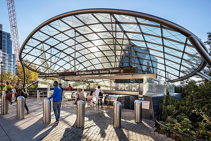 美国：地铁哈德逊庭院站