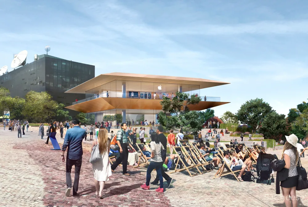 Outcry over plans for Apple Store in Melbourne's publicly owned Federation Square