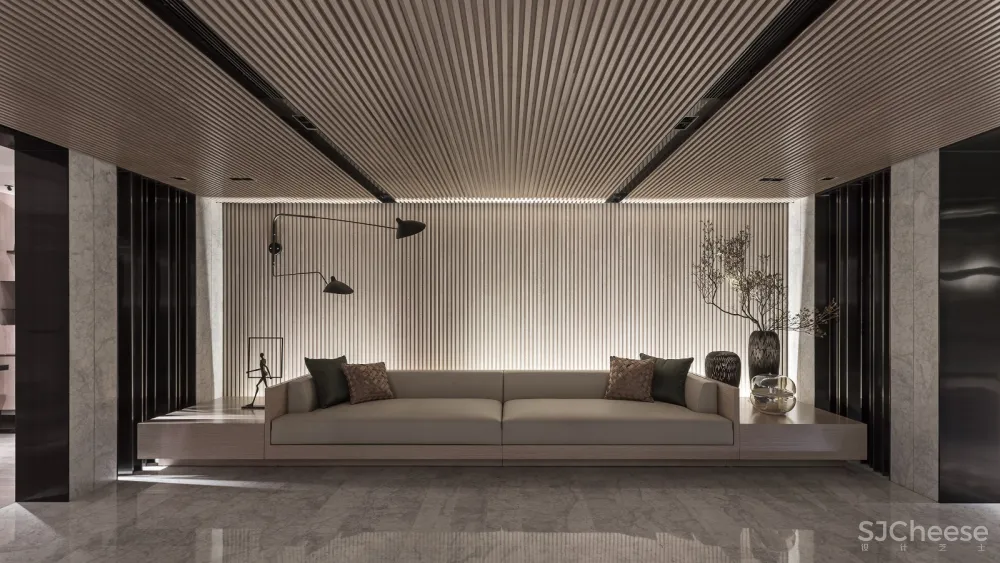 唐忠汉 | 回·流 400㎡北京金茂佑安府现代人文叠拼别墅 首