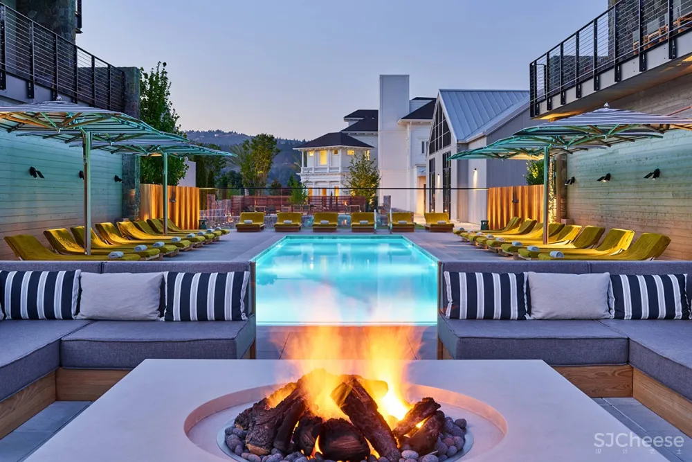 Yabu Pushelberg 作品 | Las Alcobas Napa Valley，葡萄酒之乡最具吸引力的酒店之一