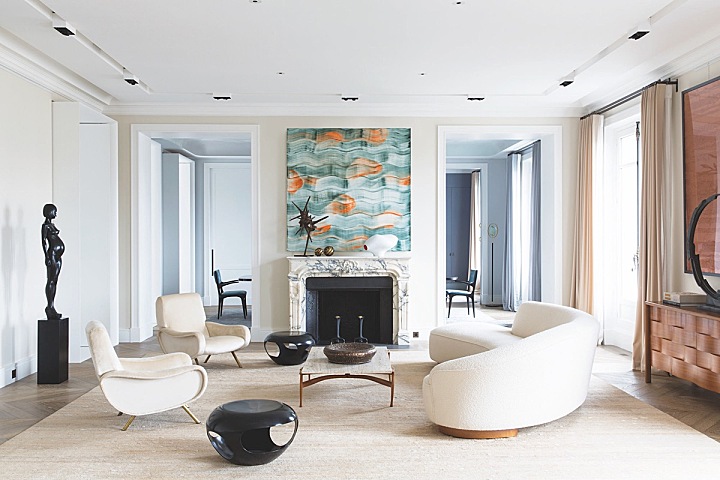 Damien Langlois-Meurinne作品 | St Germain，最独特豪华的巴黎公寓