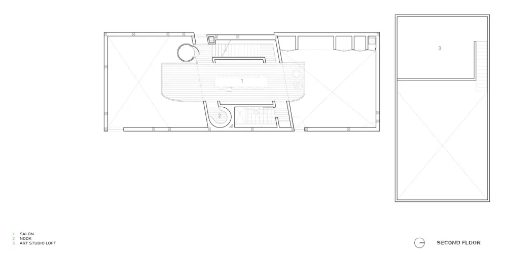 Transart艺术基金会,缝隙进入艺术光 / Schaum/Shieh