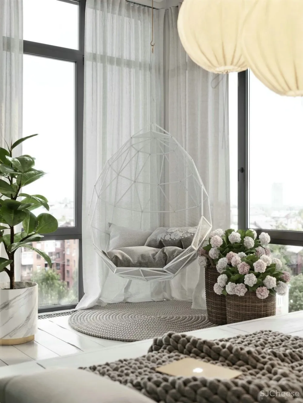 一个户型，三套表现方案，美到爆！ 首