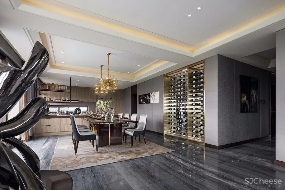 新作| 270°江景超大平层设计，美到爆 首