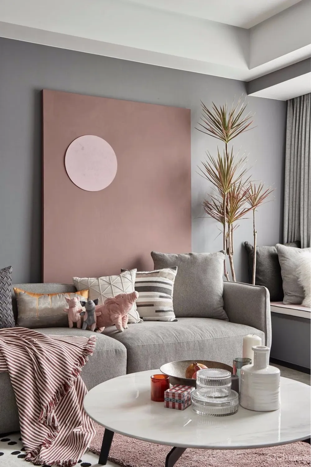 高级灰+烟粉丨撩人轻熟风 首