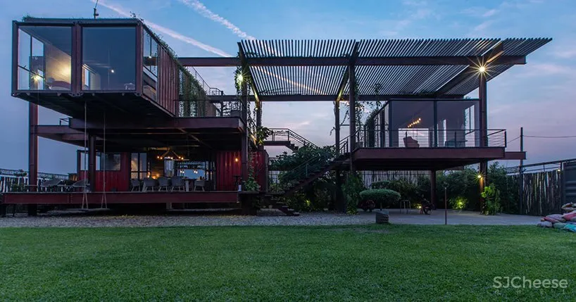 孟加拉集装箱改造escape den住宅设计