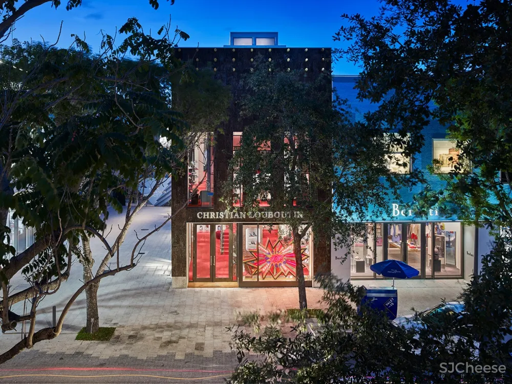 212box作品 | 树皮覆盖的Christian Louboutin精品店,与自然美感产生共鸣