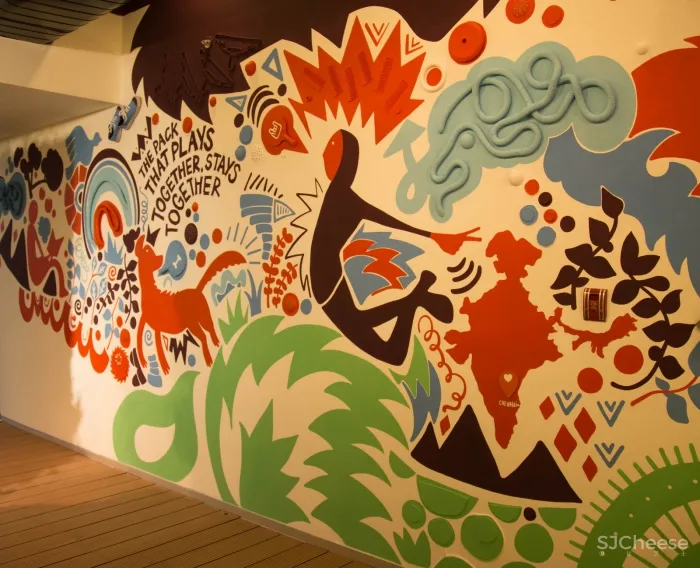 Freshdesk印度金奈有趣的开放式办公空间设计