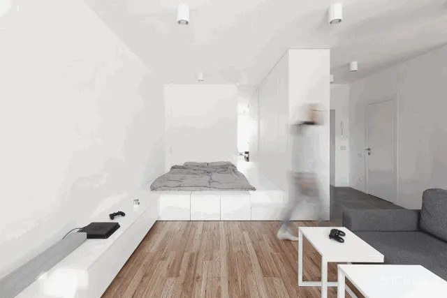 小户型这样设计,45㎡ 瞬间变“大”一倍!