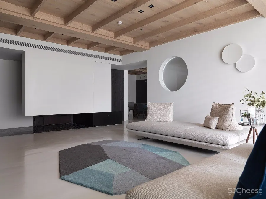 178㎡台北黃宅公寓设计 | 两册空间设计