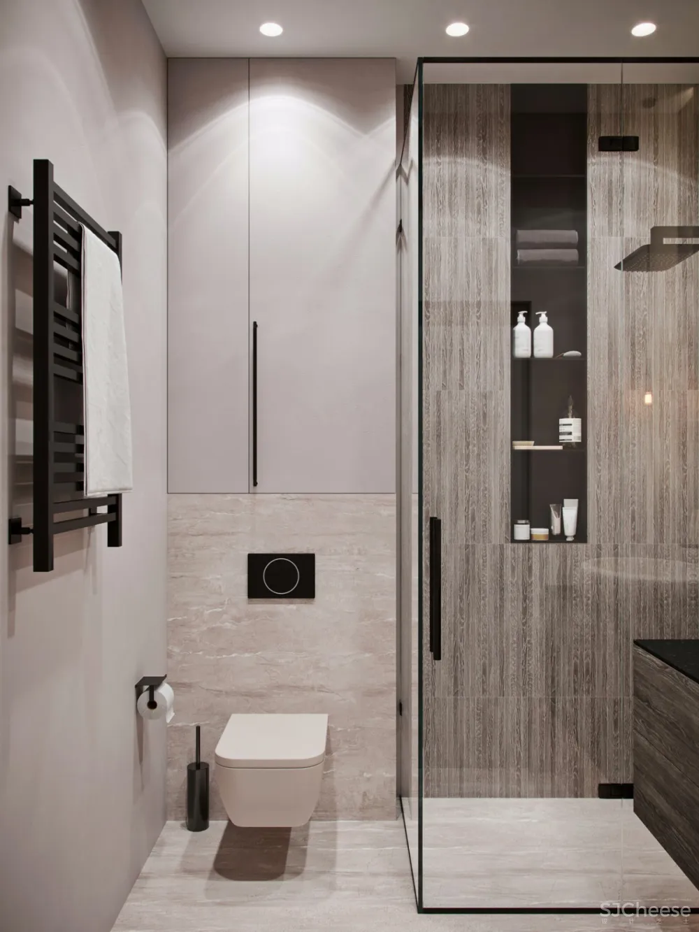 “活力优雅”90㎡极简风家庭公寓 | Monet vs Manet 首