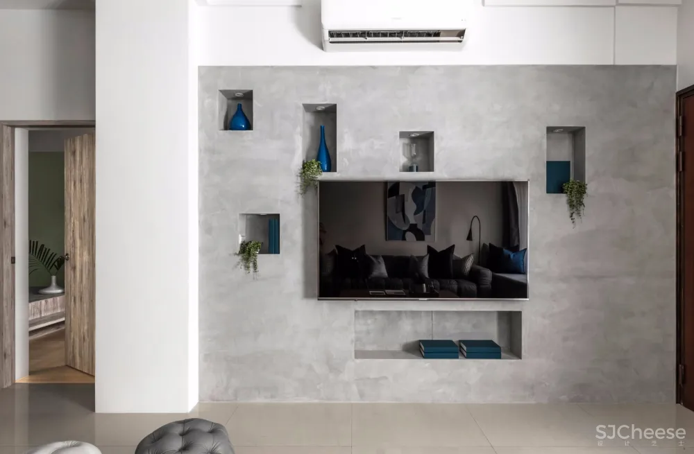 蓝灰纯净北欧风 | 詹皓设计