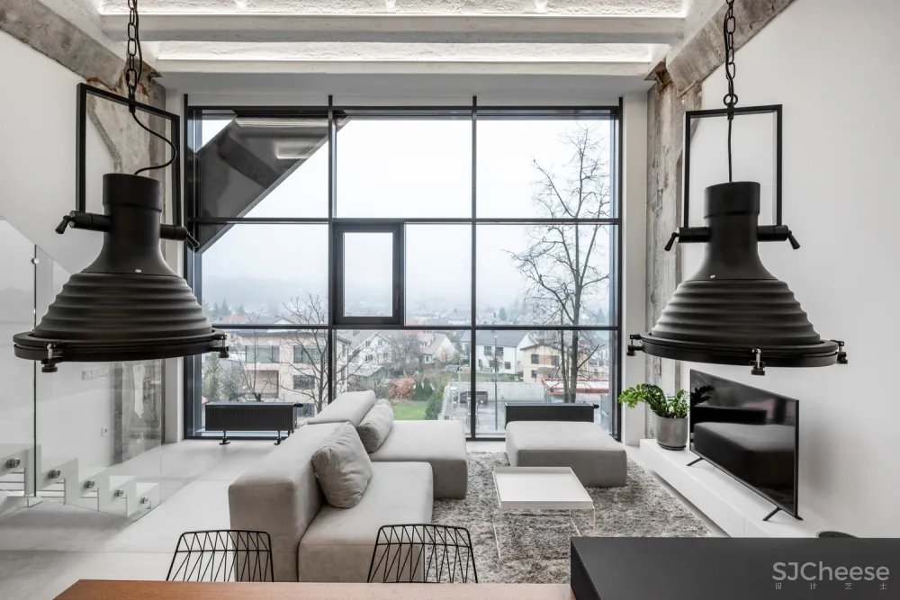 首发 | IDwhite 简约的工业阁楼公寓