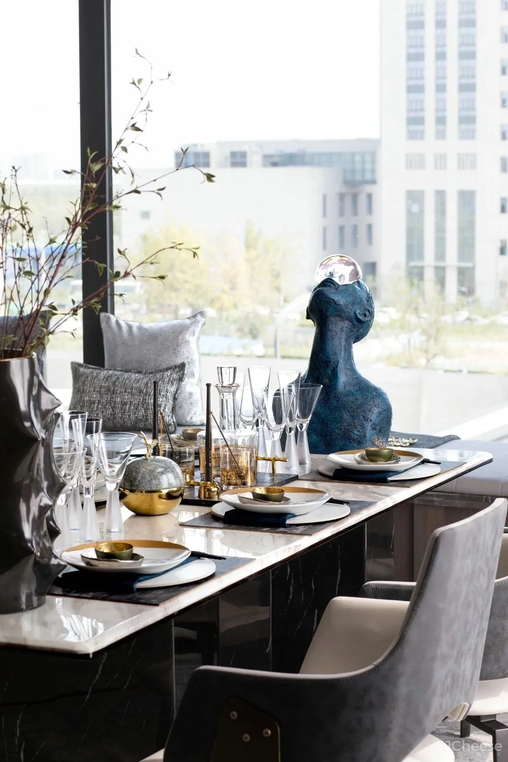 极致高级灰别墅,时尚更有范!