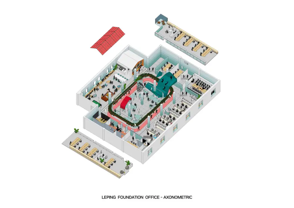 北京乐平公益基金会办公室设计