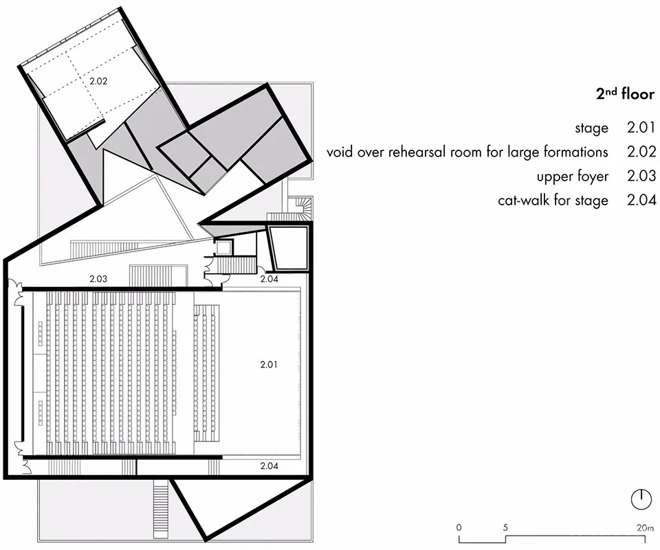 Dominique Coulon & associés:法国Allende表演厅和排练工作室 首