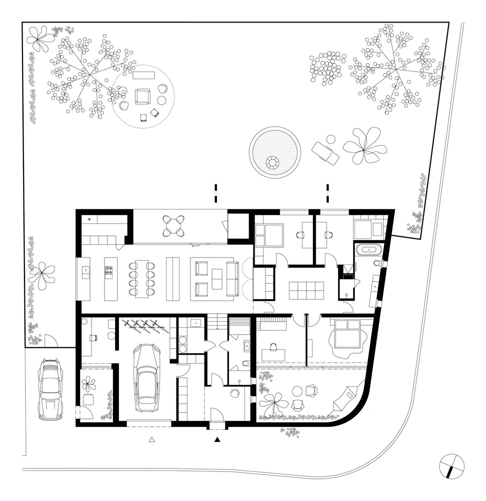 首发 | Jiří Weinzettl 无障碍T形住宅 首