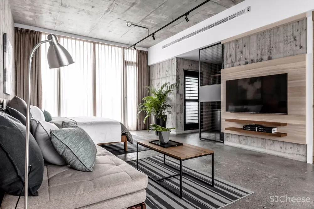 古朴与现代融合·木元素轻工感私宅 | UZ Interior Design 首