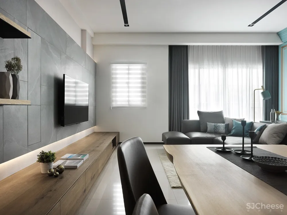 钟爱Tiffany蓝，气质家庭住宅 | Joy Chen