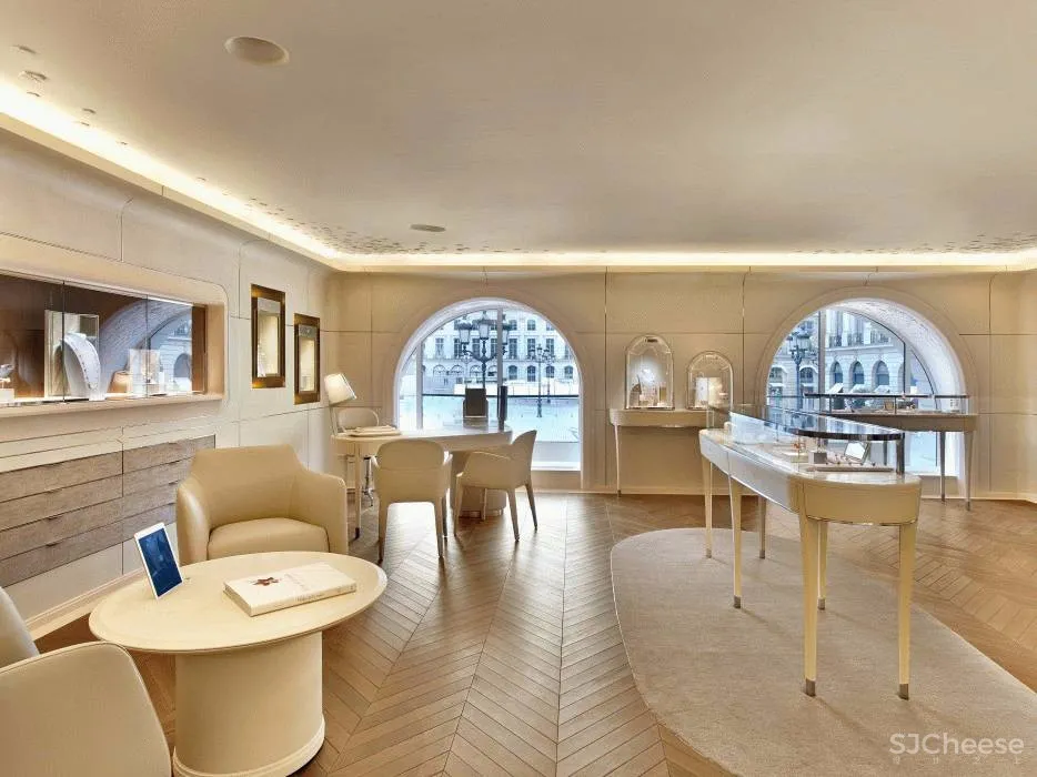 Jouin Manku:法国奢侈品牌 Van Cleef & Arpels精品店设计