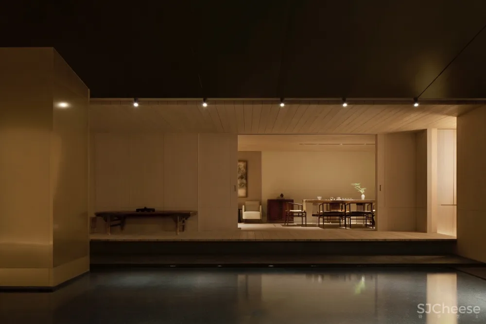 深圳东西茶室 – 田水月：水平线空间设计 首