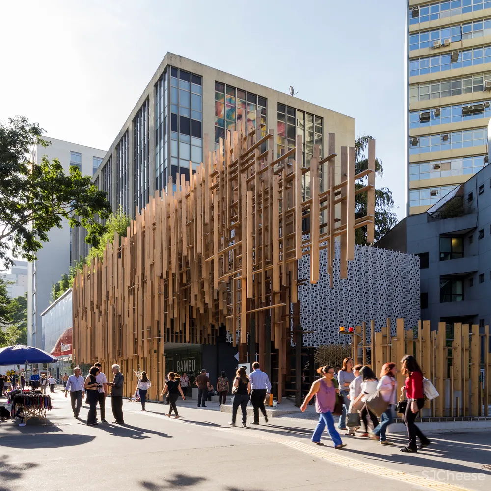 隈研吾+FGMF 新作“圣保罗日本屋”,将巴西和日本的传统材料融合