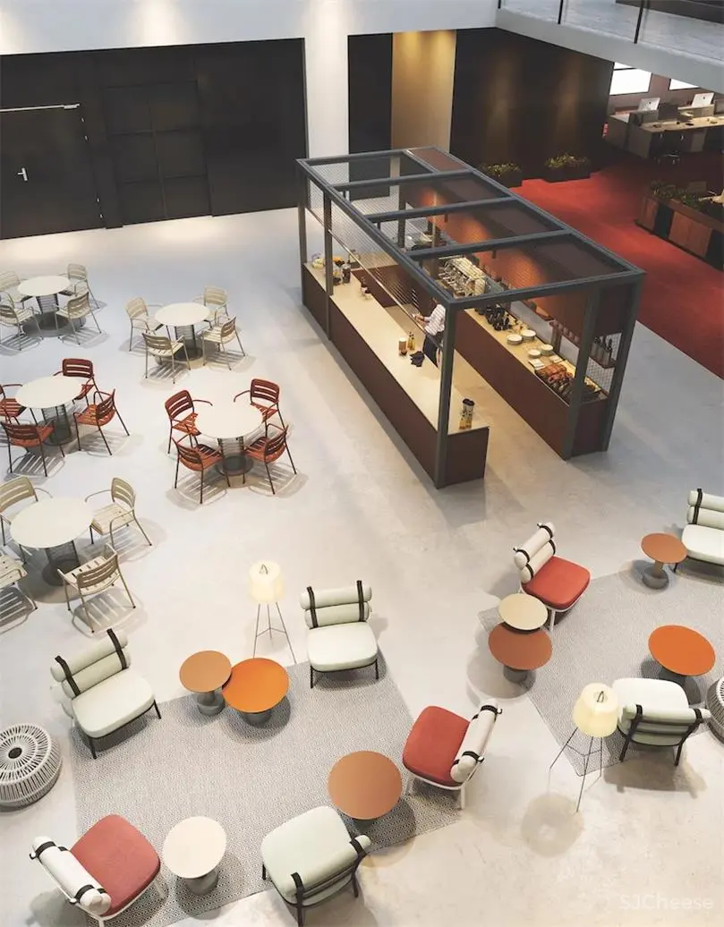 kettal为开放式工作空间设计了模块化“办公亭”