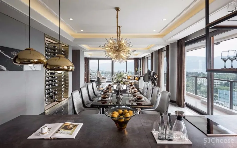 新作| 270°江景超大平层设计，美到爆 首