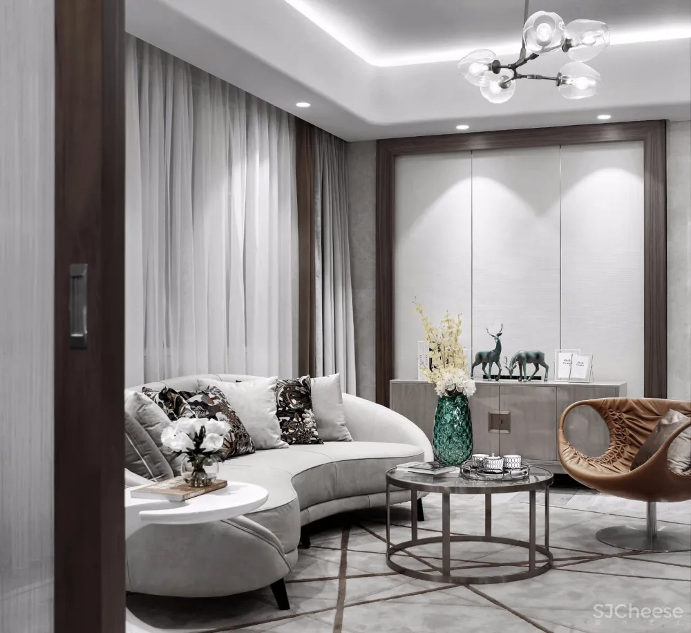 1000㎡传世大宅丨缔造现代风雅