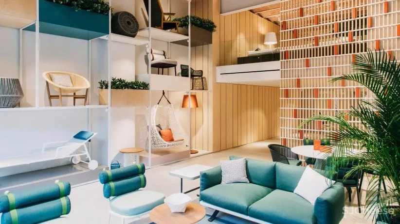 Patricia Urquiola 为家具品牌 Kettal 设计的展厅