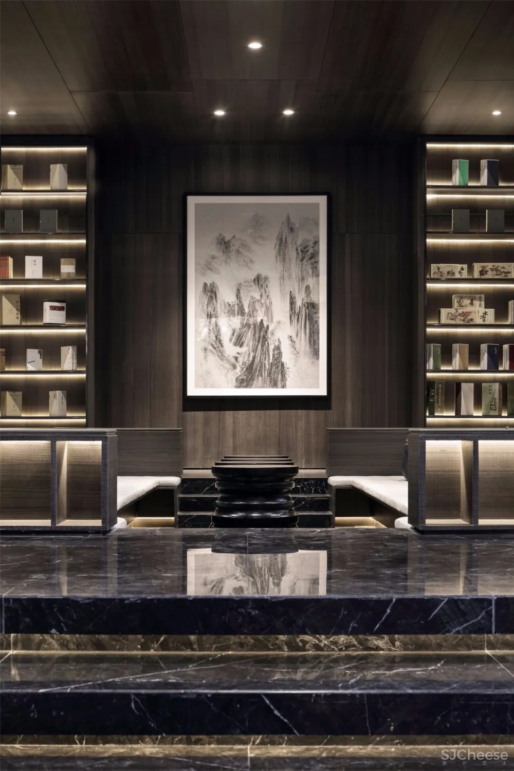 现代手法重现正统中式审美——万科翡翠书院 | 张力新作