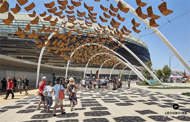 04_Optus Stadium_HASSELL_Peter Bennetts.jpg HASSELL / Cox / HKS :珀斯Optus体育场设计