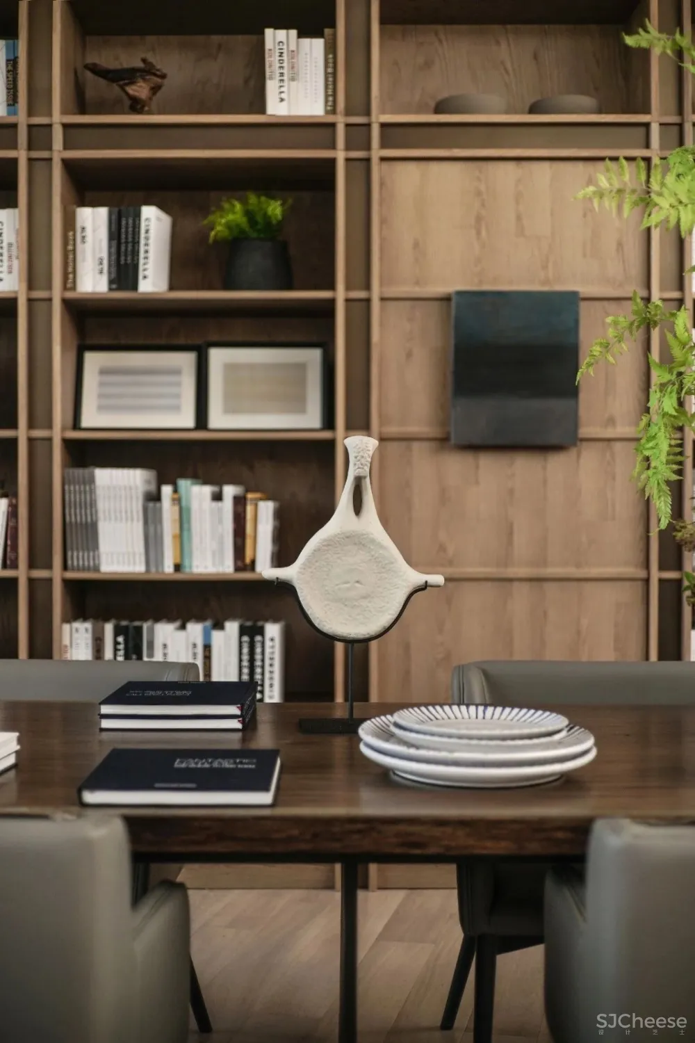 尚壹扬新作：解构的图书馆—— 绿城武汉凤起乐鸣销售中心