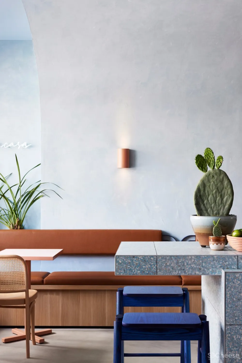 墨尔本潘通珊瑚红餐厅 | STUDIO ESTETA