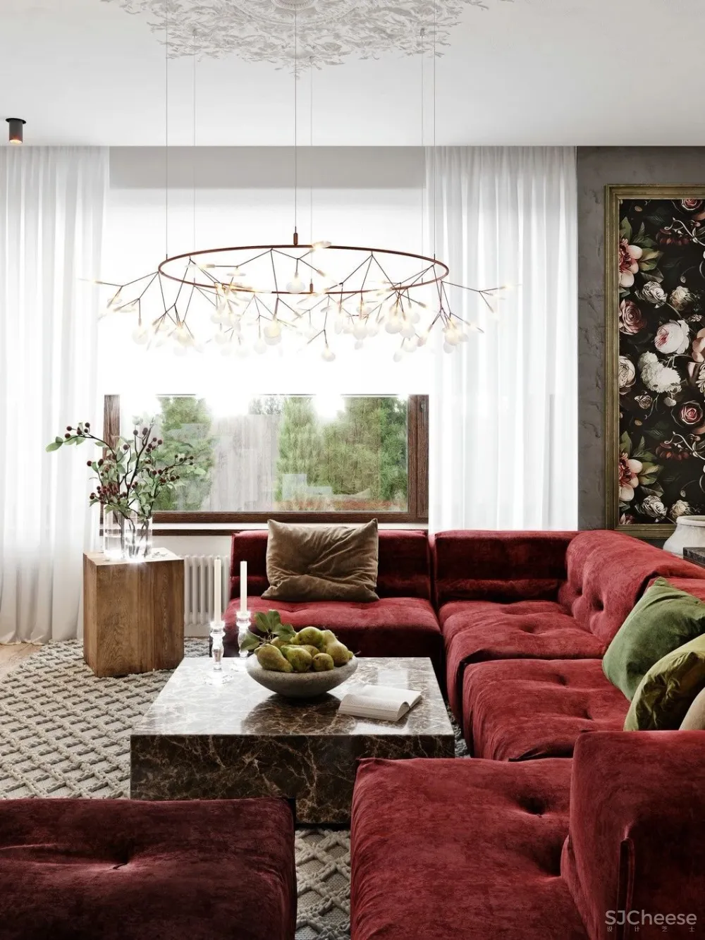 一个户型，三套表现方案，美到爆！ 首