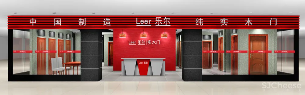 大型实木门专卖店设计图（含效果） 9