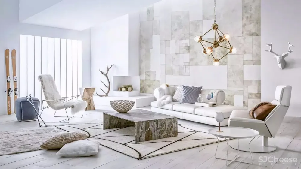 看看这些摄影图丨软装陈设就这样布置