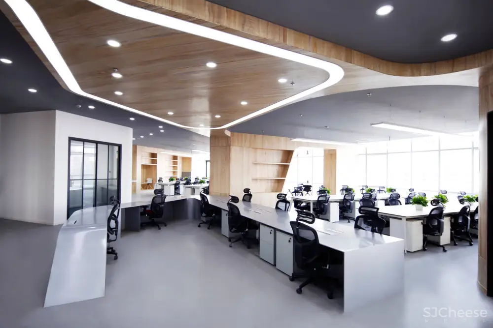 北京银河SOHO一家互联网金融公司办公室设计