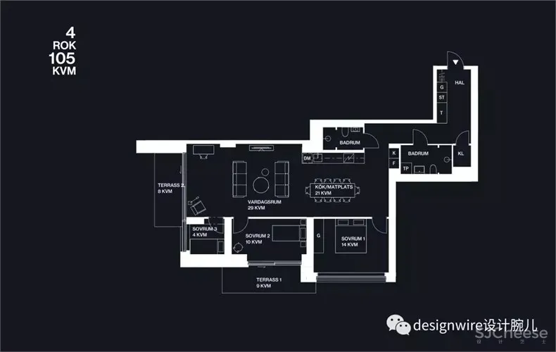 OMA:斯德哥尔摩Norra Tornen居住空间设计