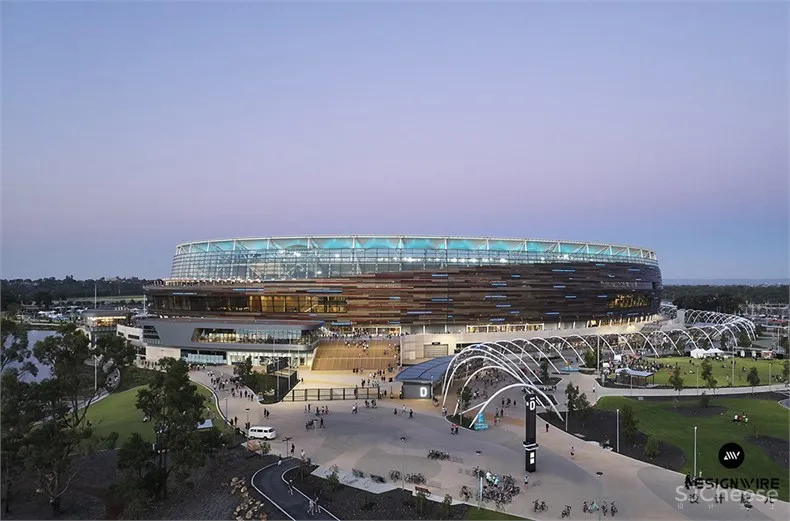 07_Optus Stadium_HASSELL_Peter Bennetts.jpg HASSELL / Cox / HKS :珀斯Optus体育场设计