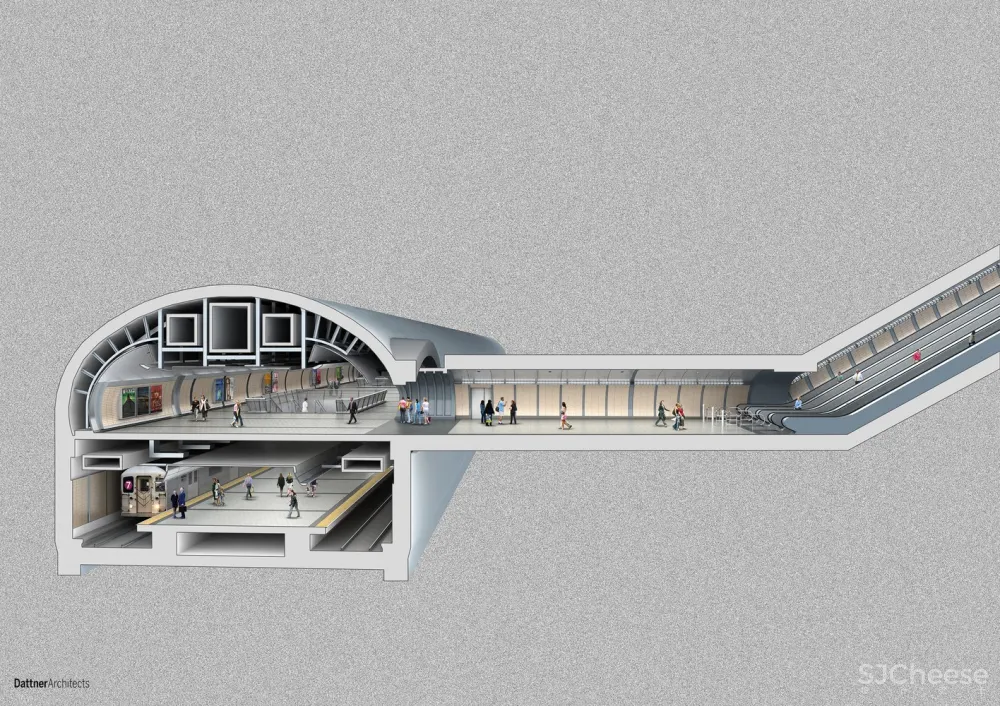 美国：地铁哈德逊庭院站