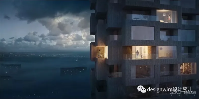 OMA:斯德哥尔摩Norra Tornen居住空间设计