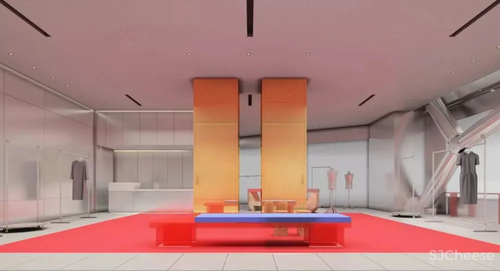 "VVNK JANE PLUS" 极简女装概念店 | 退化建筑