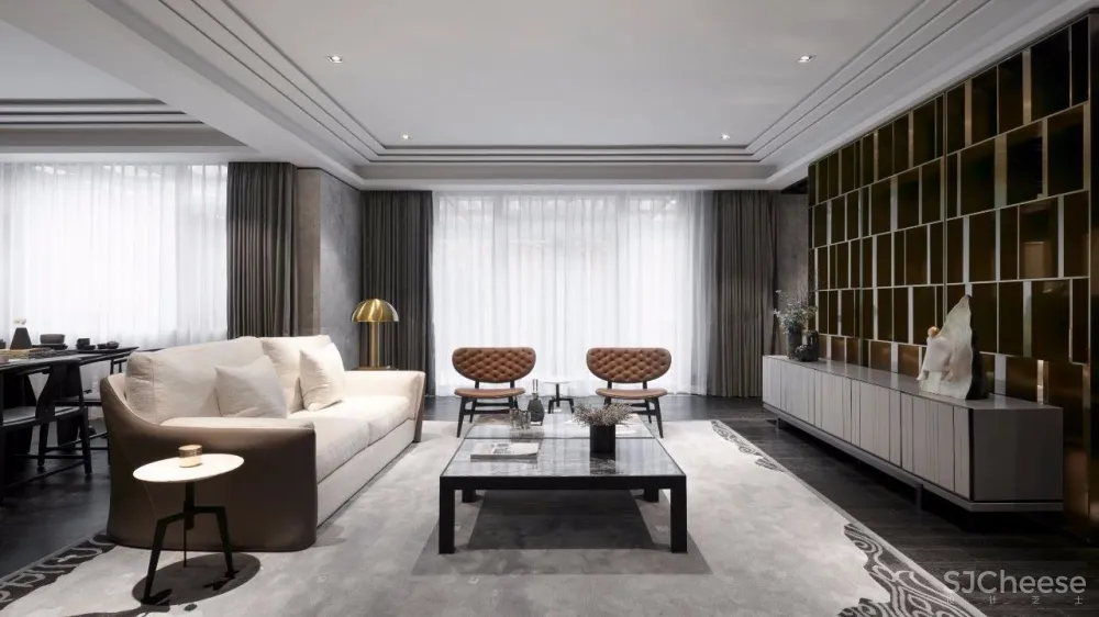 新作 | 450m² 顶级海墅,高级灰诠释冷静睿智的朴质奢华