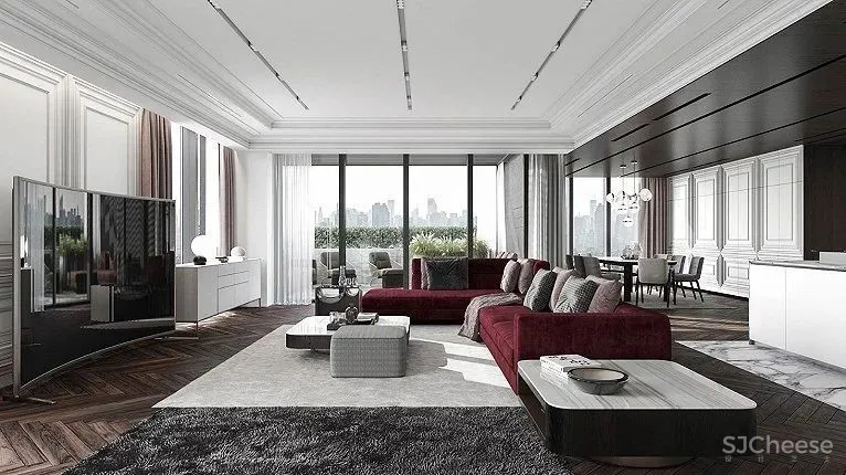 现代简约轻奢风格:肆意流行的元素 首