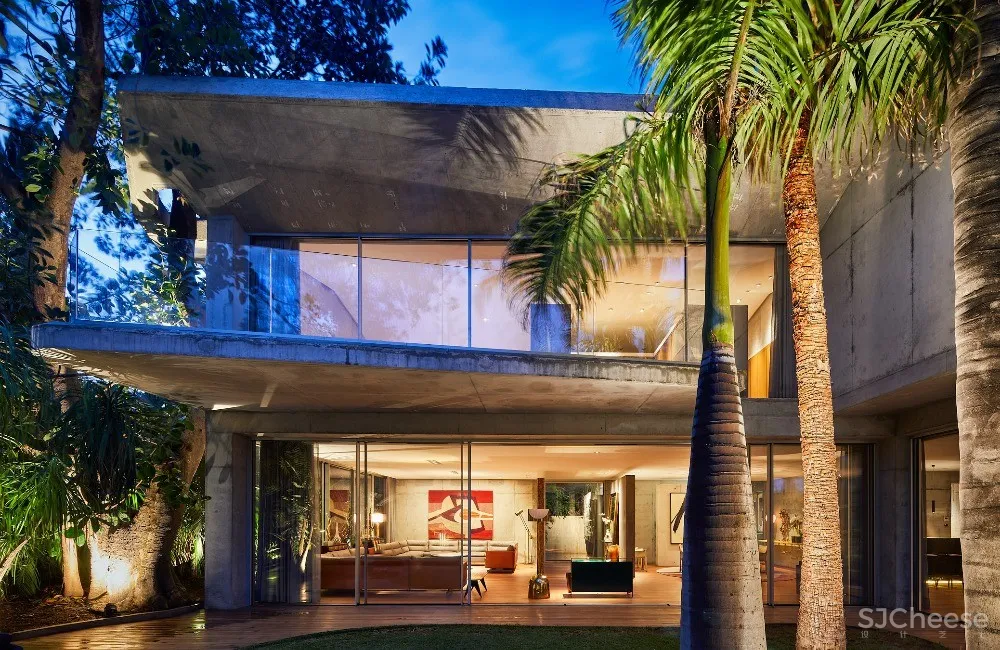 混凝土别墅设计 | 无可比拟的质感 首