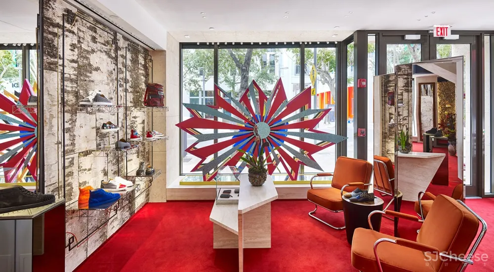 212box作品 | 树皮覆盖的Christian Louboutin精品店,与自然美感产生共鸣