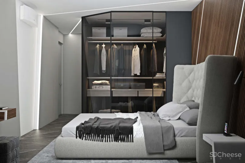 莫斯科Novoe Tushino极简主义现代公寓