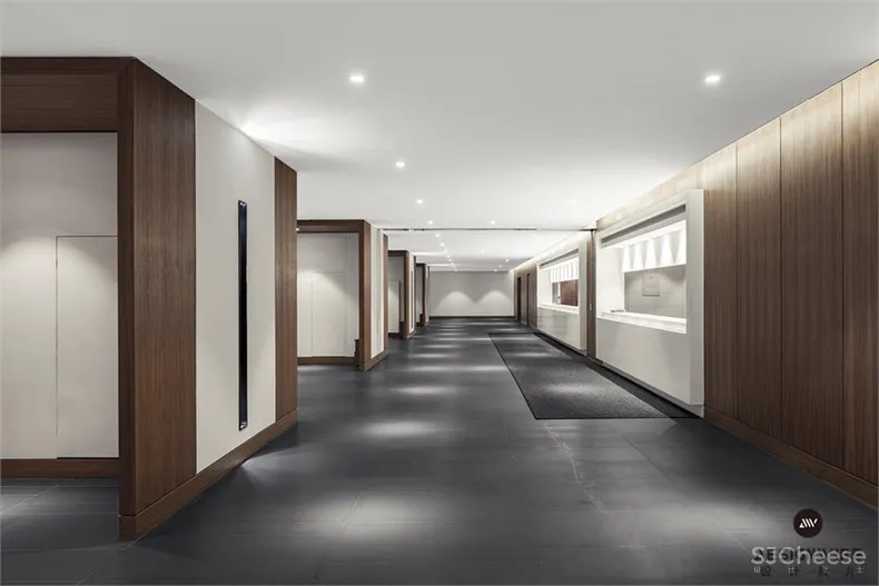 三能集成房屋股份有限公司办公楼-06-地下一层餐厅1.jpg 直上:长沙三能集成房屋股份有限公司办公楼设计