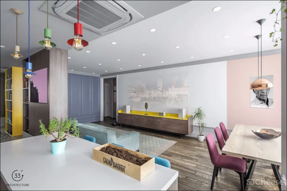 充满活力色彩的公寓 | 33design